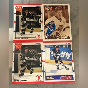 ❤️6/$6❤️ All 4 Wayne Gretzky 1991/92 Upperdeck Los Angelas Kings Hockey Cards